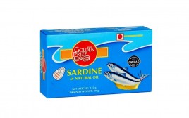 Golden Prize Sardine in Natural Oil   Box  125 grams